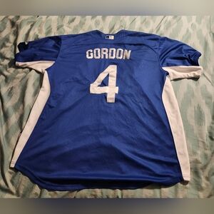 Kansas‎ City Royals Alex Gordon #4 Baseball Majestic Jersey Size48